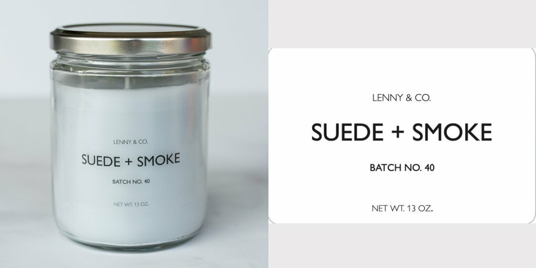 Suede and Smoke Fragrance Oil Candle
